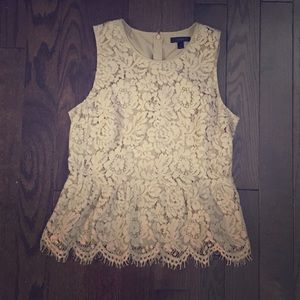 JCrew Lace Shell